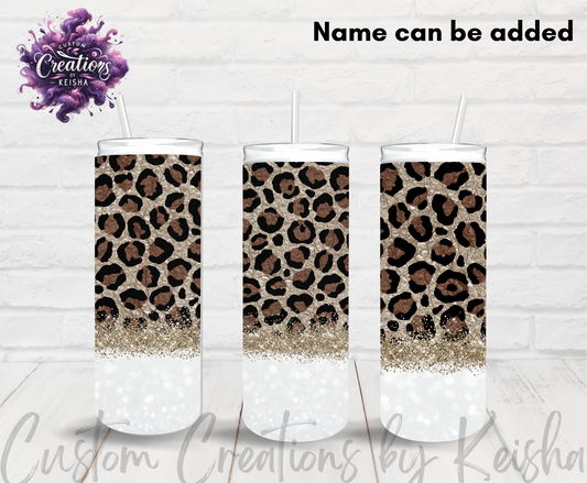 Leopard Print 20oz Sublimation Tumbler