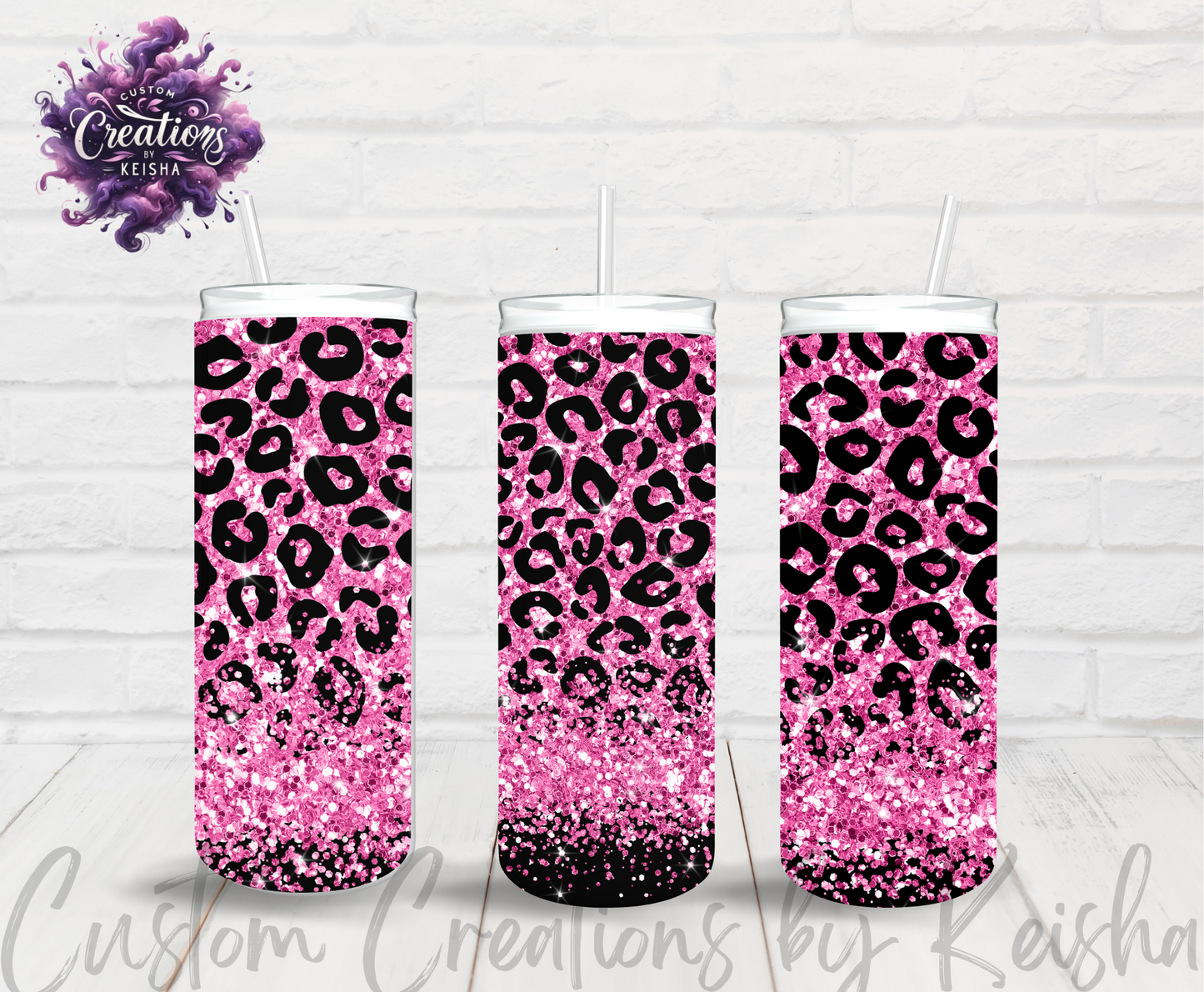 Leopard Print 20oz Sublimation Tumbler