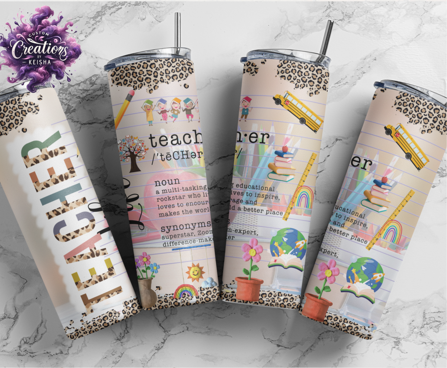 Teacher 20oz Sublimation Tumblers