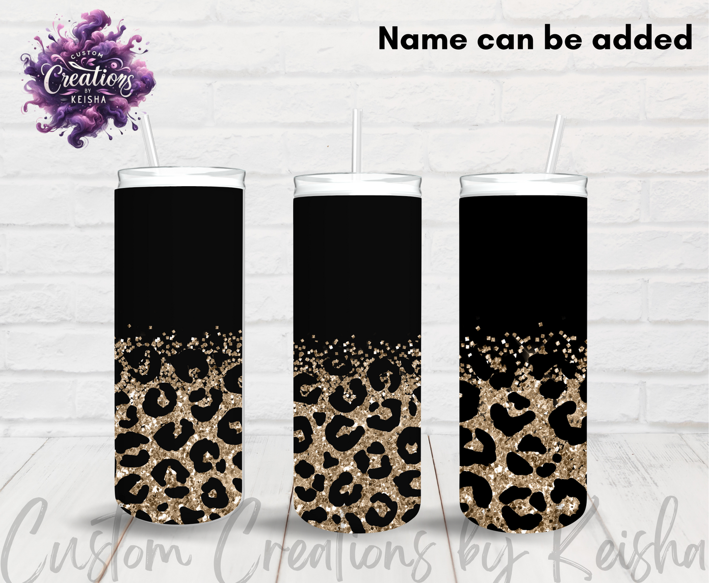 Leopard Print 20oz Sublimation Tumbler