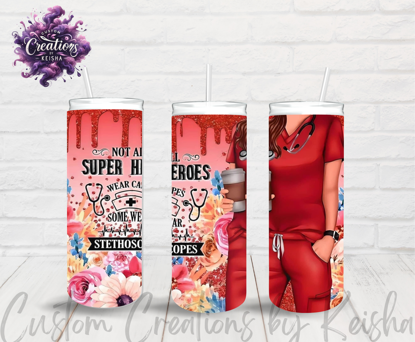 Nurse 20oz Sublimation Tumbler