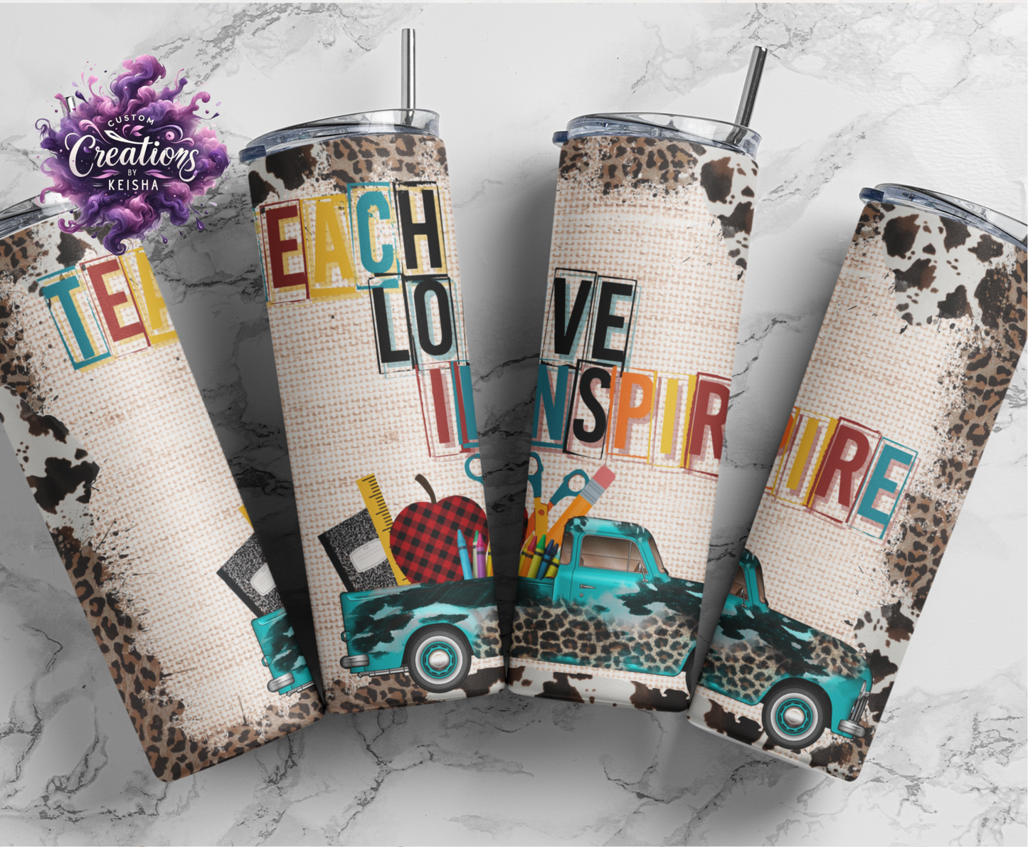 Teacher 20oz Sublimation Tumblers