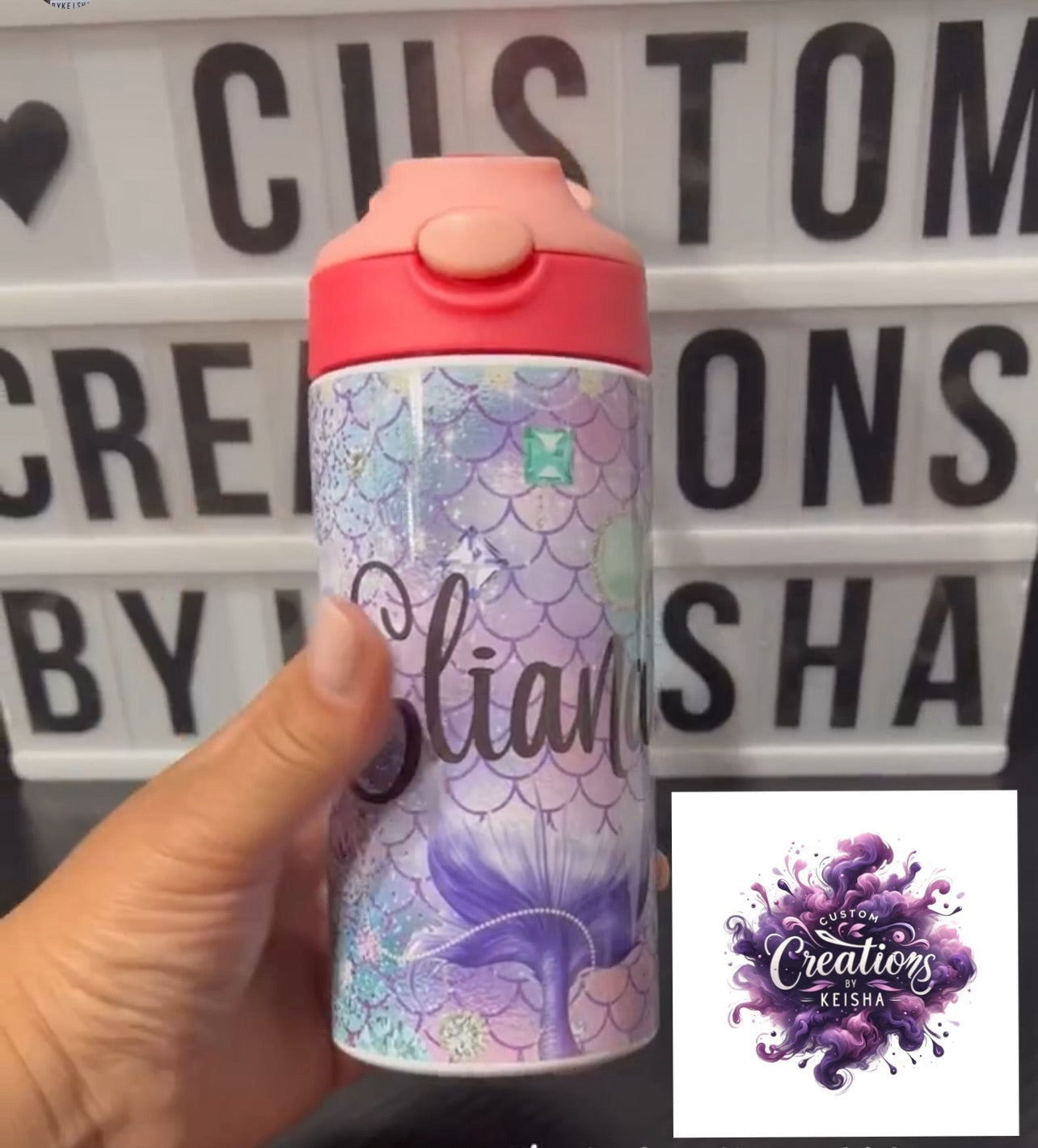 Kids 12oz Sport Sublimation Tumbler