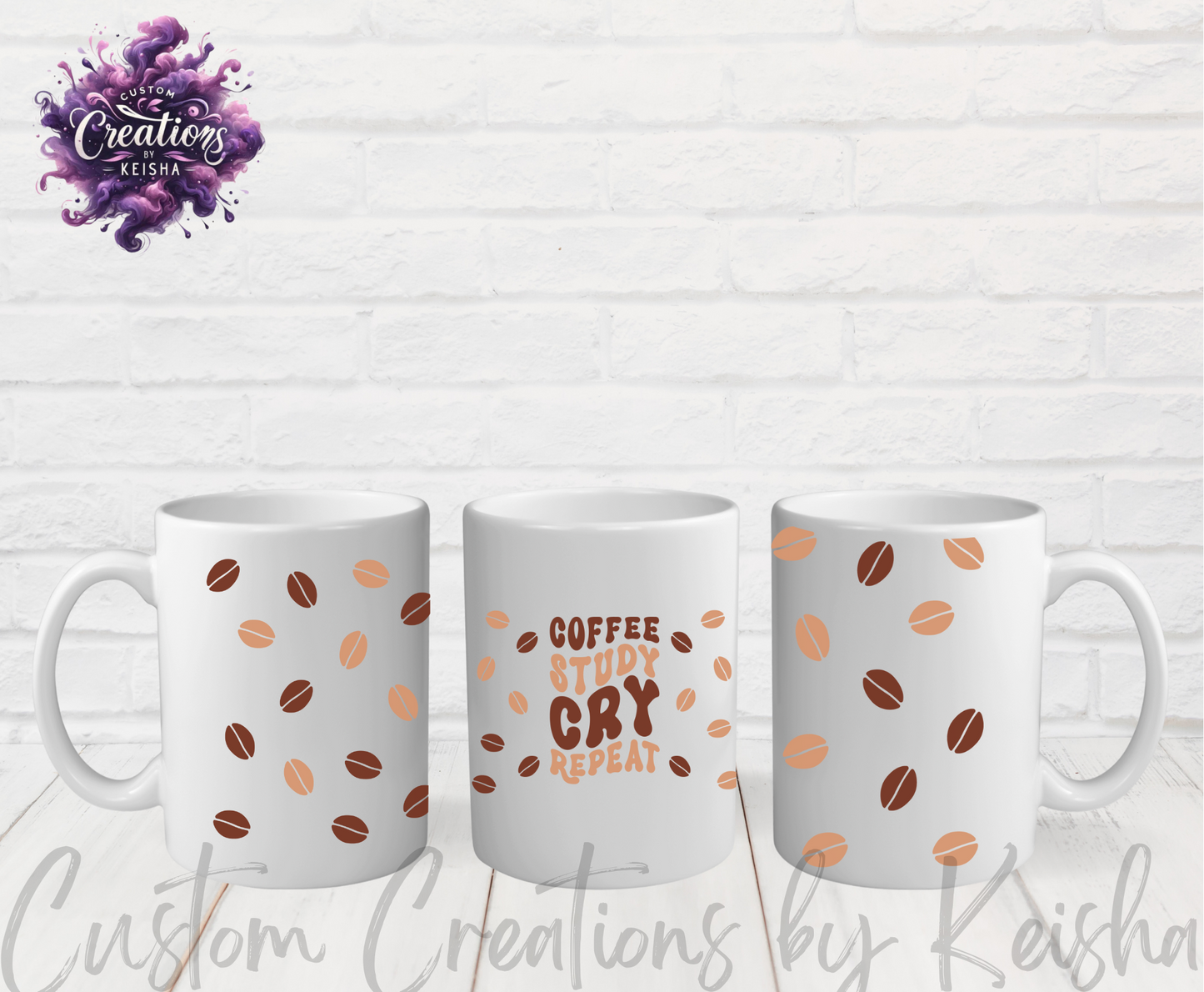 Ceramic Random Sublimation Coffee Mugs