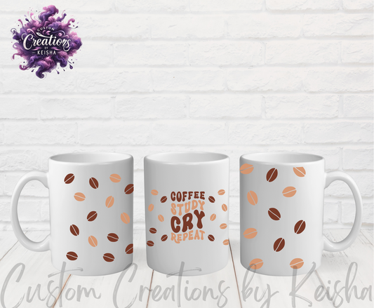 Ceramic Random Sublimation Coffee Mugs