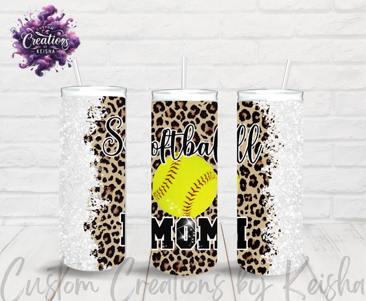 Softball 20oz Sublimation Tumblers