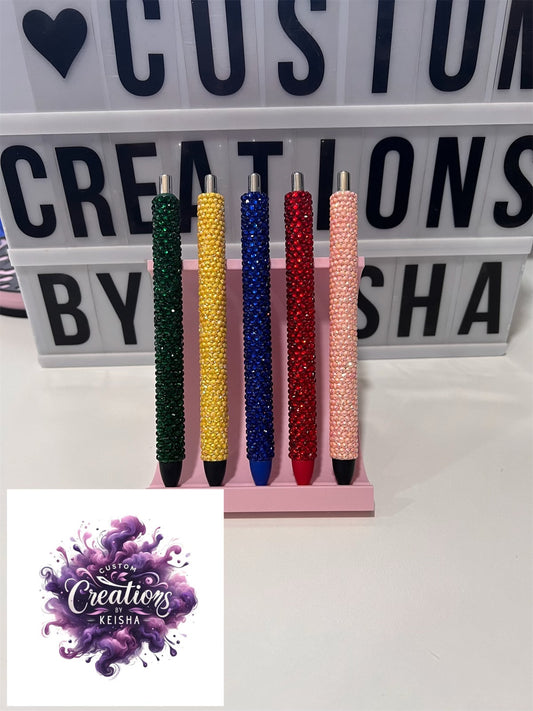 Rhinestone Solid Color Pens