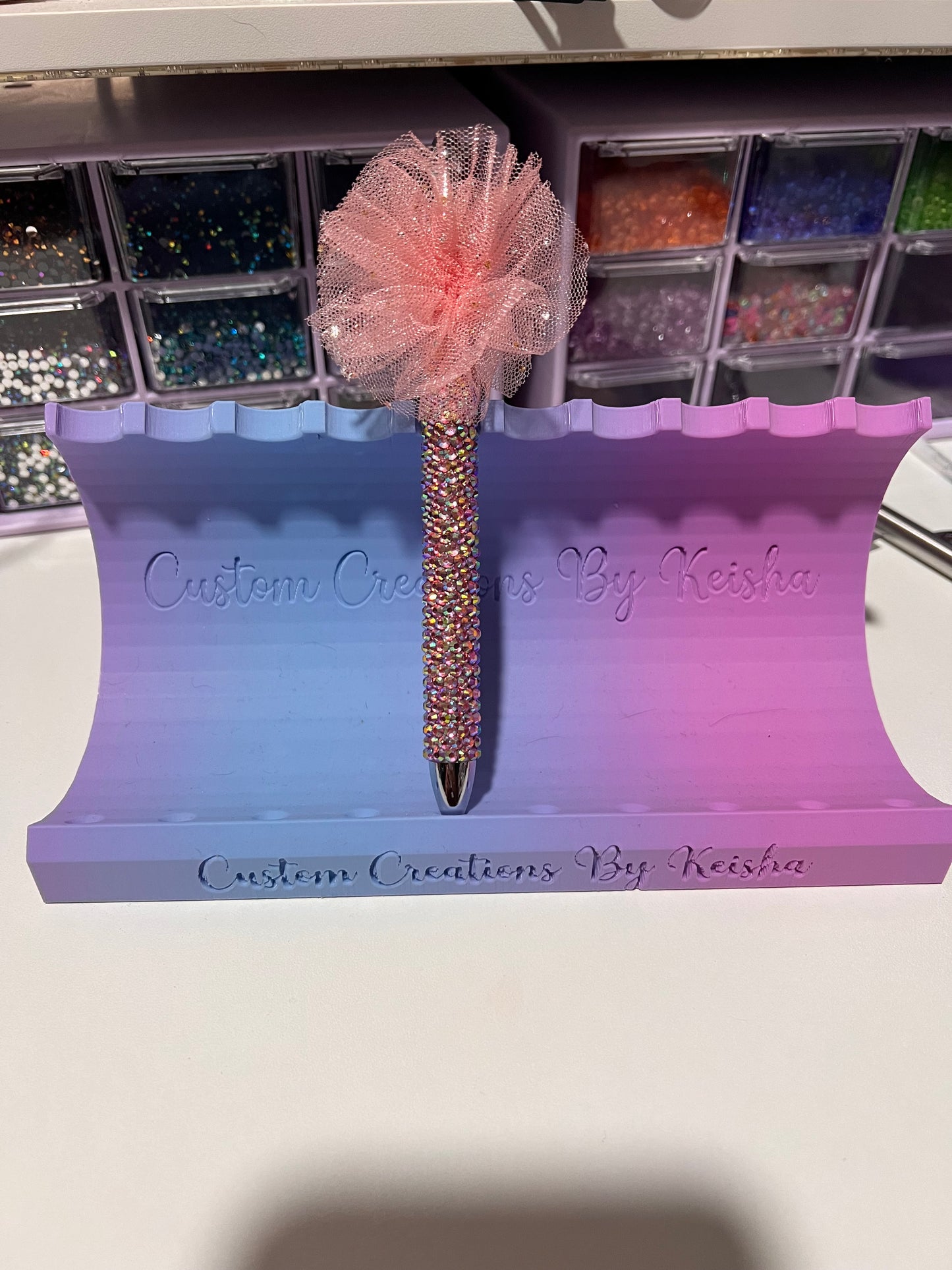 Bow Rhinestone Pens